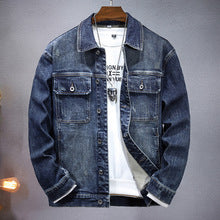 Chaqueta Camisa Denim Retro Americana Estilo Clásico - Image 18