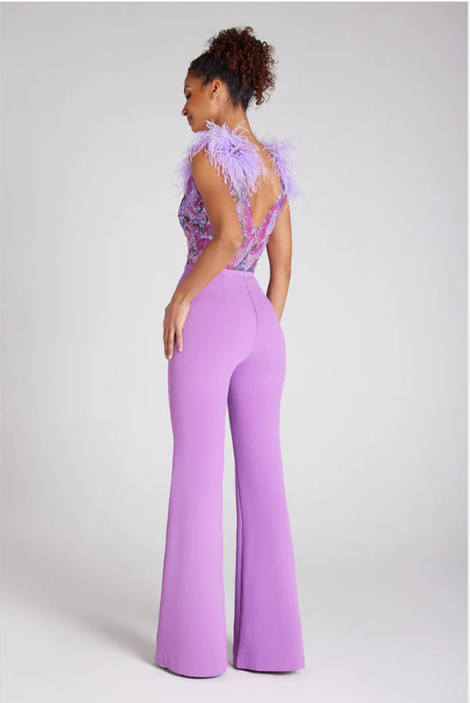 Jumpsuit de Talle Alto con Lentejuelas Bordadas para Mujer - Image 14