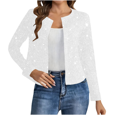 Cardigan Elegante con Detalles en Dorado para Mujer - Image 7