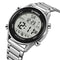Reloj Deportivo Digital Acero Inoxidable Pantalla Grande Resistente al Agua