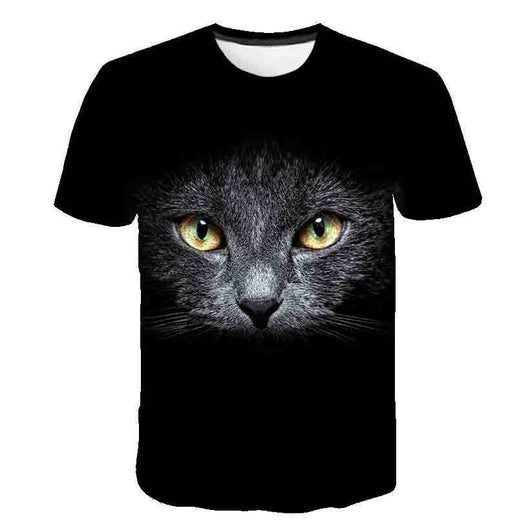 Playera de Verano para Niños Estampado Gatito Coreano - Image 12