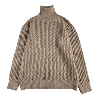 Suéter Cuello Alto Retro Caramelo Estilo Japonés - Image 7
