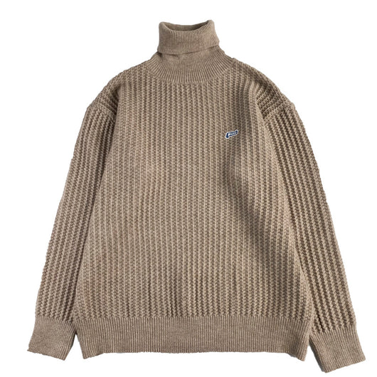 Suéter Cuello Alto Retro Caramelo Estilo Japonés - Image 7