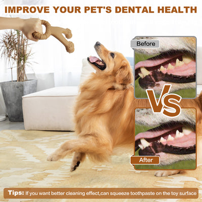 Juguete Interactivo Masticable para Perros - Limpiador de Molares