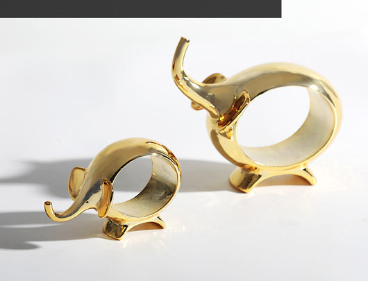Adorno Decorativo Conejo Dorado de Lujo Moderno - Image 6