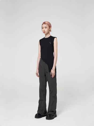Pantalones Flare con Cierre Lineal para Mujer - Diseño Versátil Unisex - Image 2