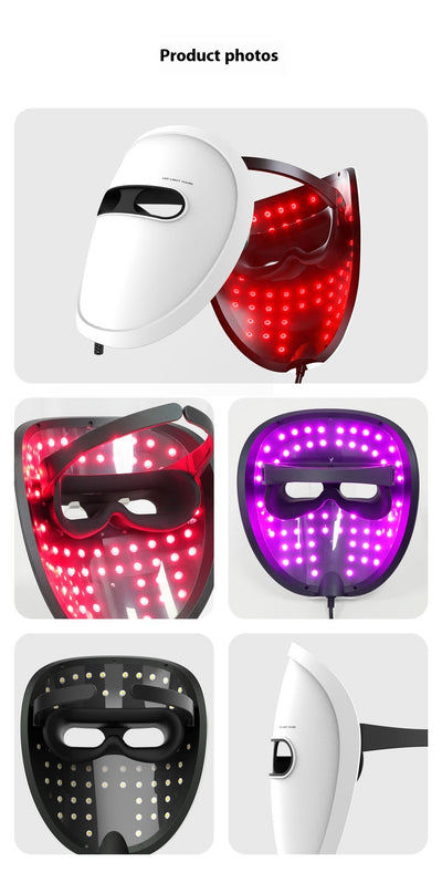 Máscara LED Facial Recargable con Tecnología de Luz de Colores - Image 16