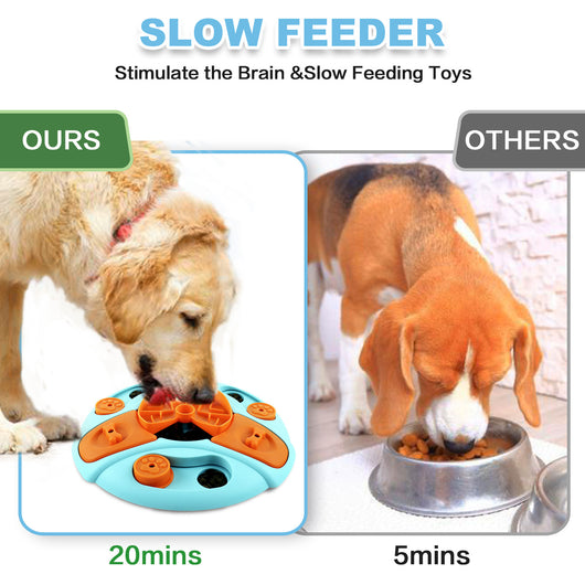 Juguete Interactivo Comedero Lento para Perros - Dispensador de Alimento Antideslizante - Image 4