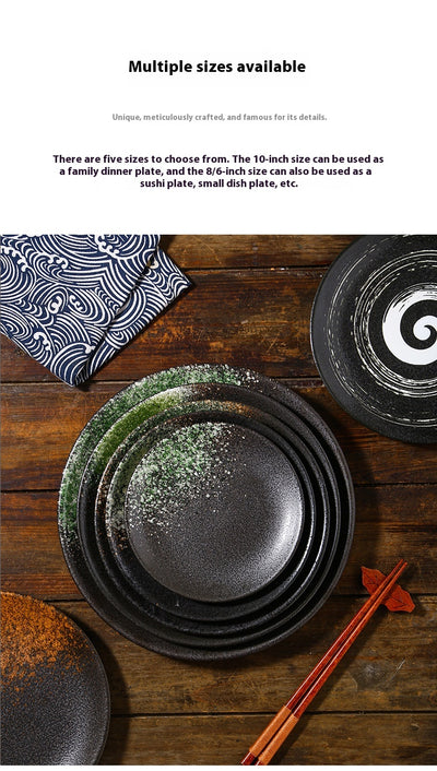 Plato Shallow Cerámica Japonesa - Diseño Minimalista - Image 22