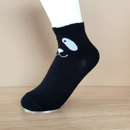 Calcetines Estampado Caramelo Blanco y Negro - Image 3