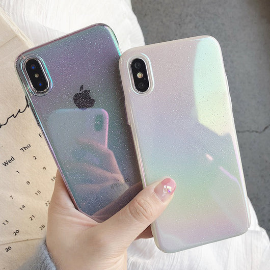 Funda para teléfono con efecto degradado y relieve de gotas de lluvia - Image 16
