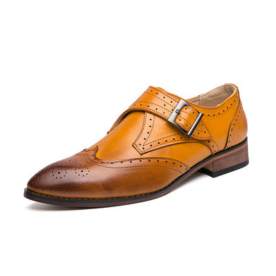 Zapatos de Cuero para Hombre con Bloques de Color - Tendencia Moderna - Image 6