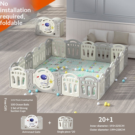Tapete de Gateo y Corral de Juego para Niños - Image 25