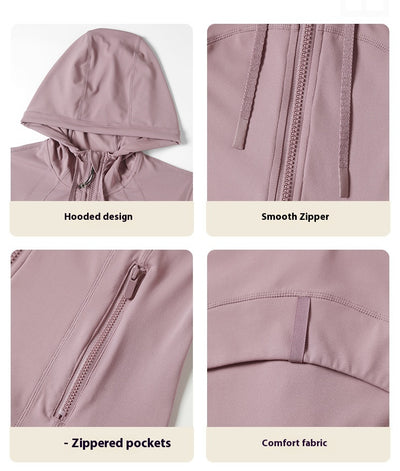 Sudadera Deportiva Mujer con Capucha - Efecto Reductor y Silueta Estilizada - Image 13