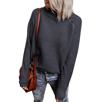 Suéter de Cuello Alto con Cierre y Diseño Ajustado - Image 12