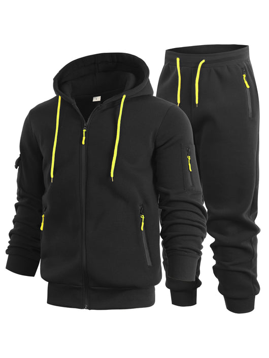Sudadera Tipo Cardigan para Hombre con Cierre y Bolsillos en los Brazos - Image 12