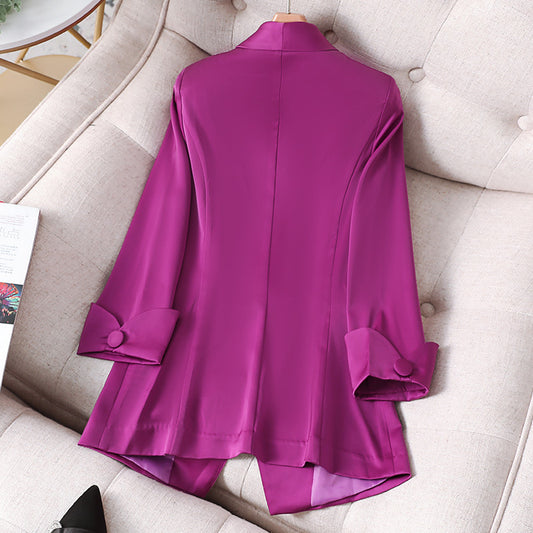 Blazer Morado para Mujer - Elegancia Profesional - Image 2
