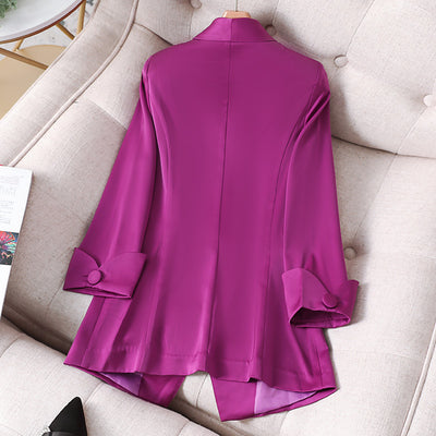 Blazer Morado para Mujer - Elegancia Profesional - Image 2