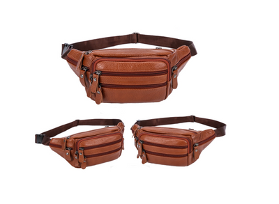 Bolsa Messenger de Cuero para Hombre - Cinturón y Bolsa 2 en 1 - Image 23