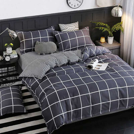 Conjunto de 4 Piezas en Algodón Estampado con Acabado Satinado - Image 10