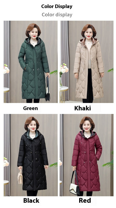 Abrigo de Algodón Grueso Cálido Talla Grande Holgado para Invierno - Image 20