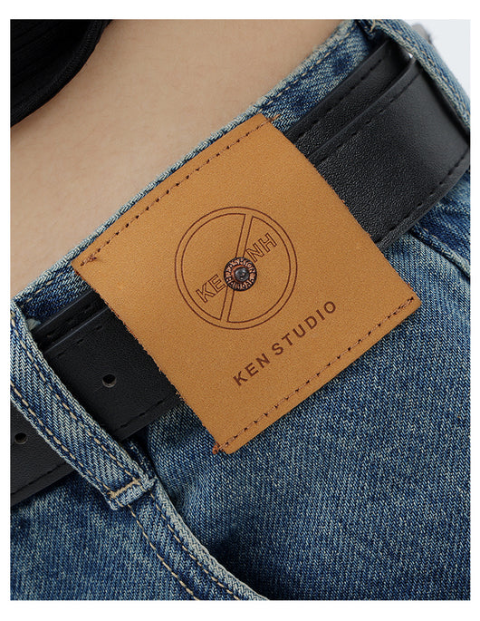 Jeans Retro Azul Holgados de Corte Recto - Image 25