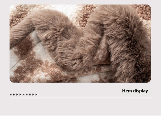 Capa Tejida Estampado Leopardo con Contraste de Color - Image 15