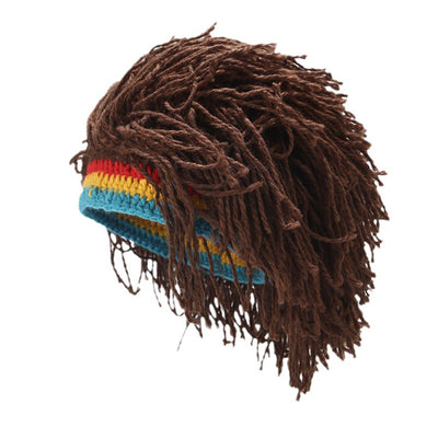 Gorro Reggae Jamaicano Rasta con Rastas Integradas - Boina Caribeña para Disfraz y Moda - Image 6