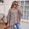 Chal Elegante con Borlas y Escote Descubierto - Estilo Europeo