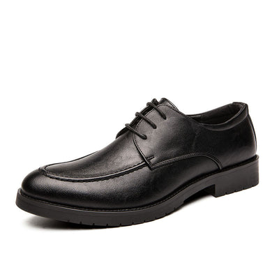 Zapatos de Cuero Negro Otoño Joven - Image 12