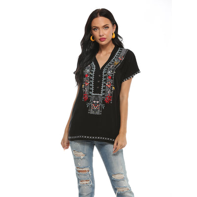 Blusas Cortas Bordadas para Mujer - Estilo Moderno y Elegante - Image 6