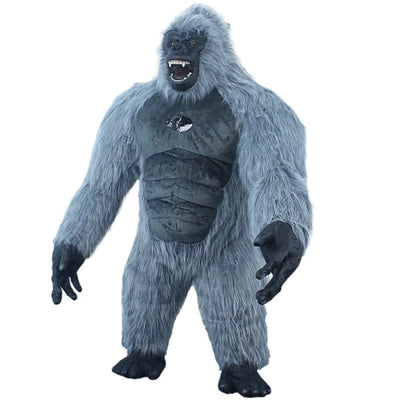 Disfraz Inflable King Kong - Traje de Gorila Gigante con Pelaje - Image 2