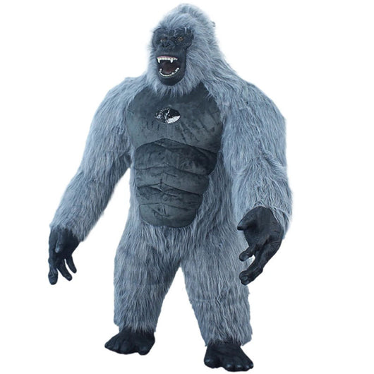 Disfraz Inflable King Kong - Traje de Gorila Gigante con Pelaje - Image 2
