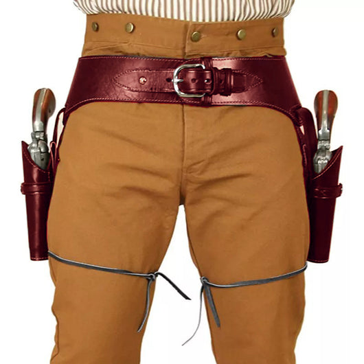 Cartuchera Steampunk Western para Revólver Estilo Vaquero - Image 9