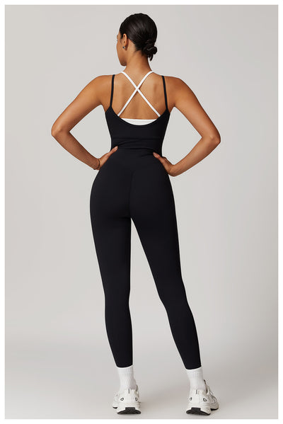 Jumpsuit Deportivo Bicolor con Tirantes Ajustables - Image 29