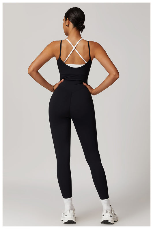 Jumpsuit Deportivo Bicolor con Tirantes Ajustables - Image 29
