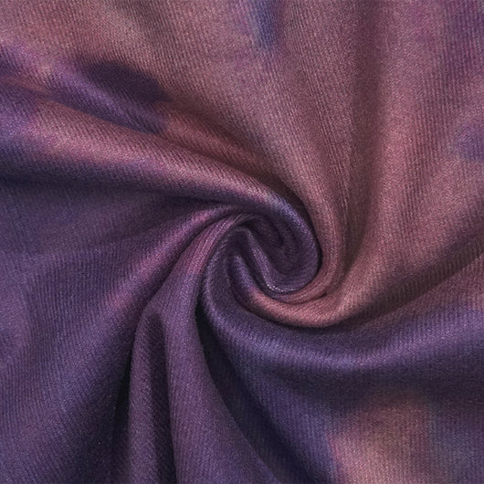 Blusa Larga Morada Degradado con Cuello en V y Cintura Ajustada - Image 24
