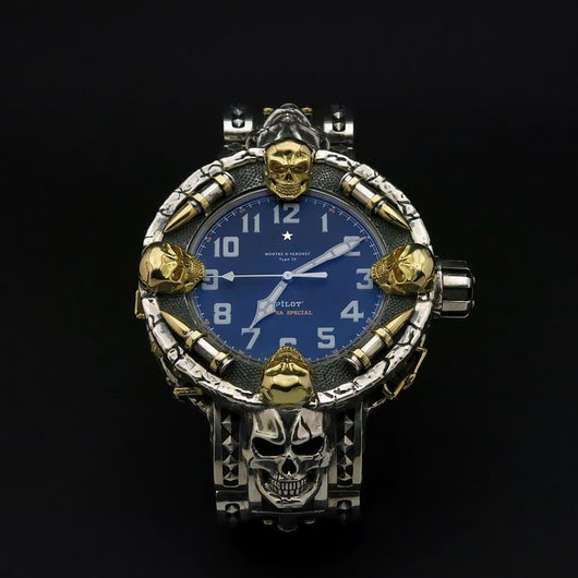 Reloj Electrónico Calavera con Correa de Resina Artesanal - Image 11