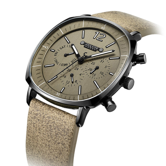 Reloj de Pulsera para Hombre con Esfera Grande y Correa Resistente al Agua - Image 11