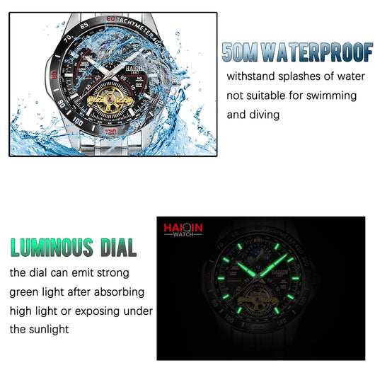 Reloj Mecánico Impermeable para Hombre - Image 11