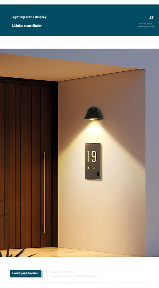 Lámpara de Pared Exterior Impermeable Decorativa - Image 11