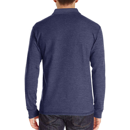 Camiseta Térmica de Cuello Solapa Manga Larga para Hombre - Image 14