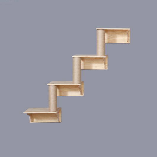 Árbol Rascador para Gatos de Madera Maciza - Image 12