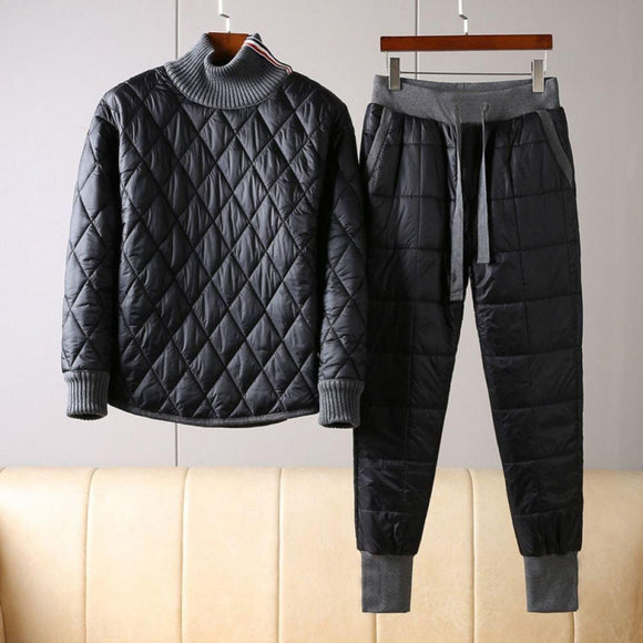Suéter Térmico Cuello Alto Algodón Premium para Hombre