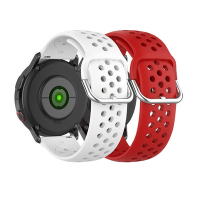 Correa de Reloj de Silicona Porosa con Hebilla Recta - Image 31