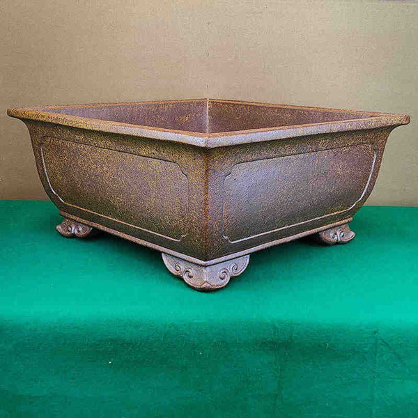 Maceta Rectangular Extra Grande de Arena Púrpura - Portátil para el Hogar