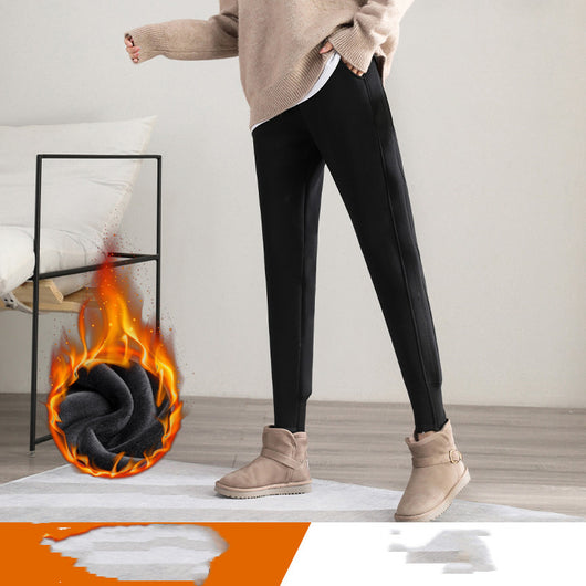 Pantalón Holgado de Terciopelo para Mujer Talla Grande - Image 48
