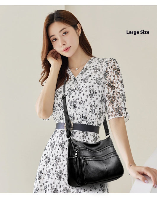 Bolso Mensajero de Cuero Genuino Primera Capa - Estilo Profesional - Image 25