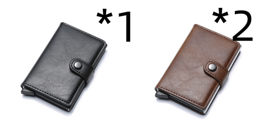 Billetera Vintage para Hombre con Protección RFID, Cuero y Aluminio - Image 19