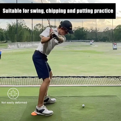 Tapete de Entrenamiento de Golf con Centro de Gravedad Ajustable